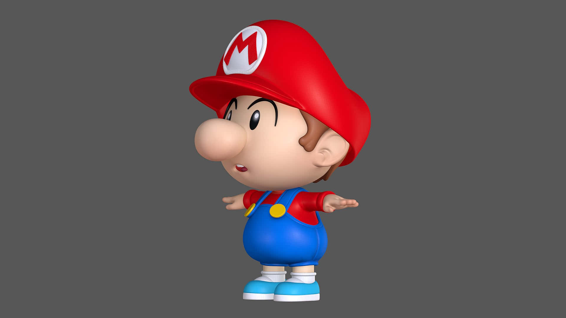 Baby Mario 3d Model Achtergrond