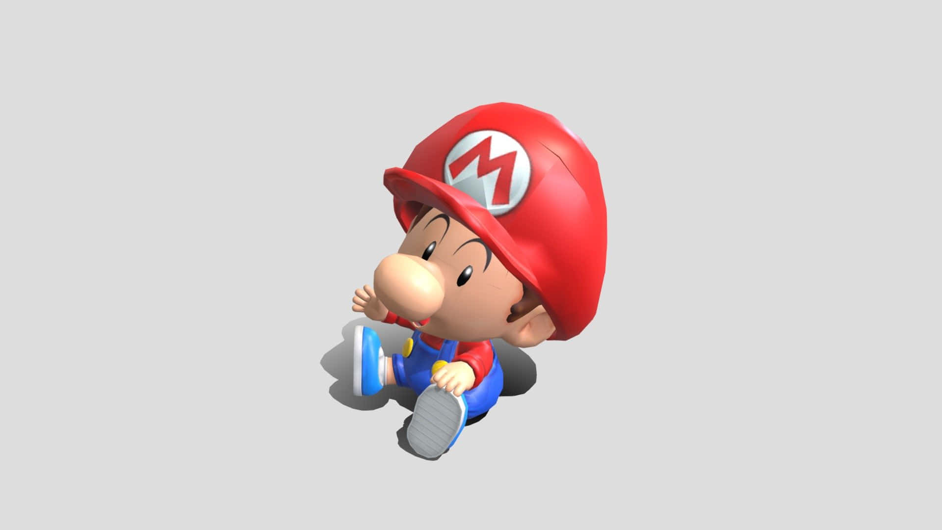 Baby Mario 3d Model Achtergrond