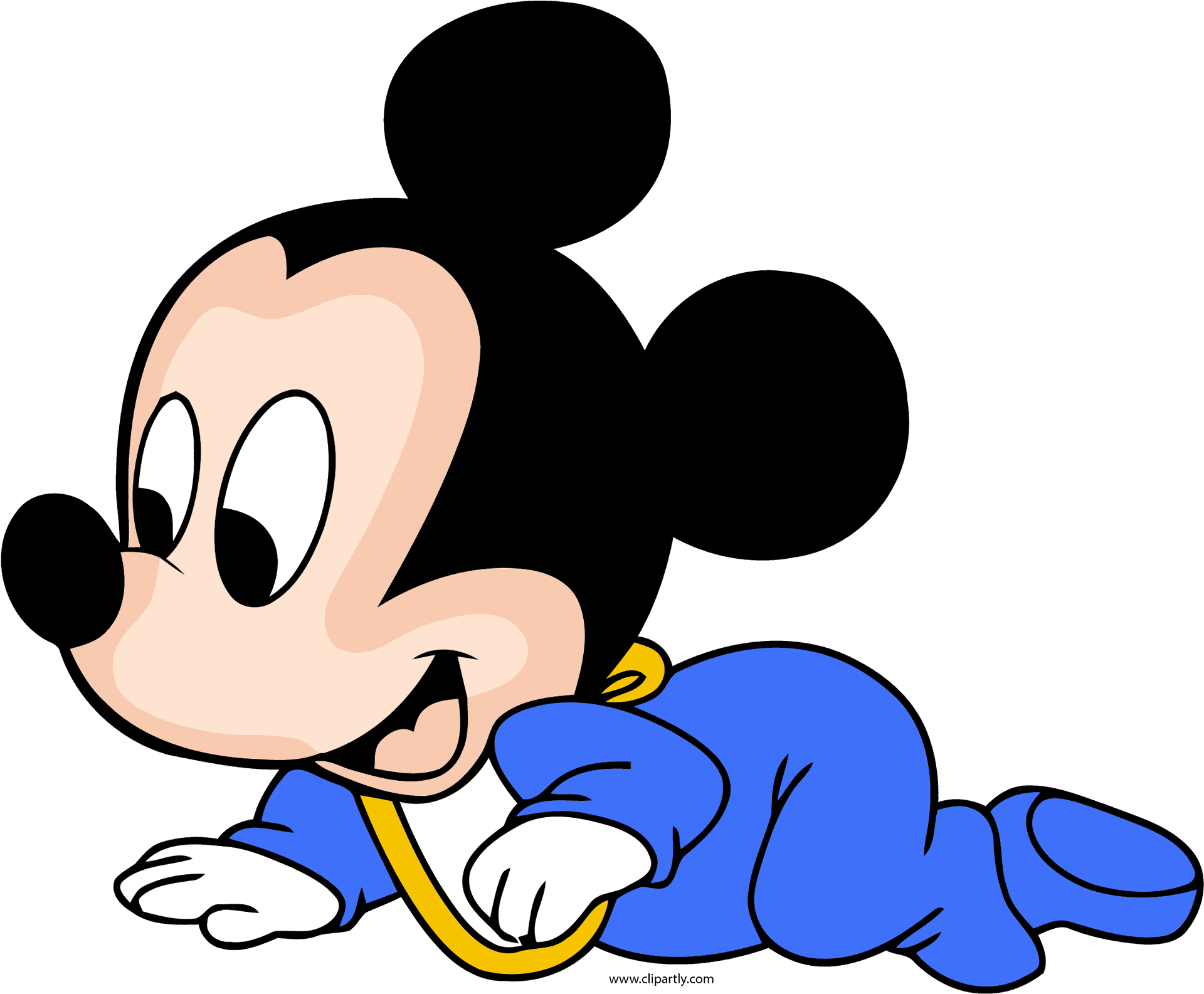 Baby Mickey Crawling PNG