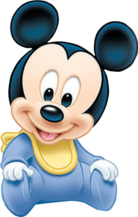 Baby Mickey Mouse Cute Pose PNG
