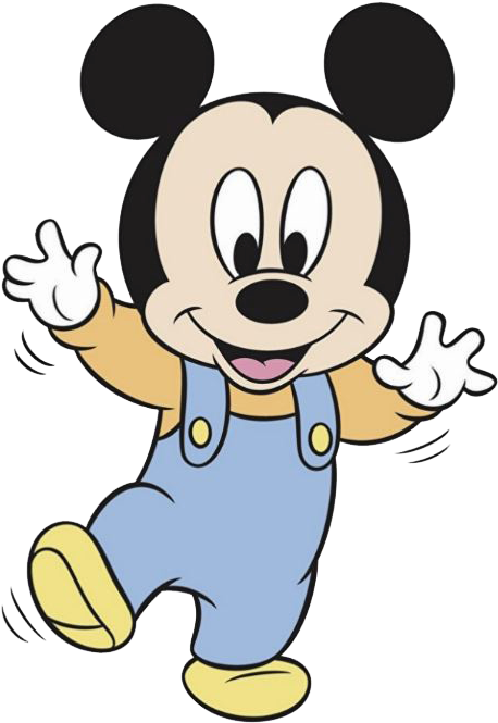 Baby Mickey Mouse Waving PNG