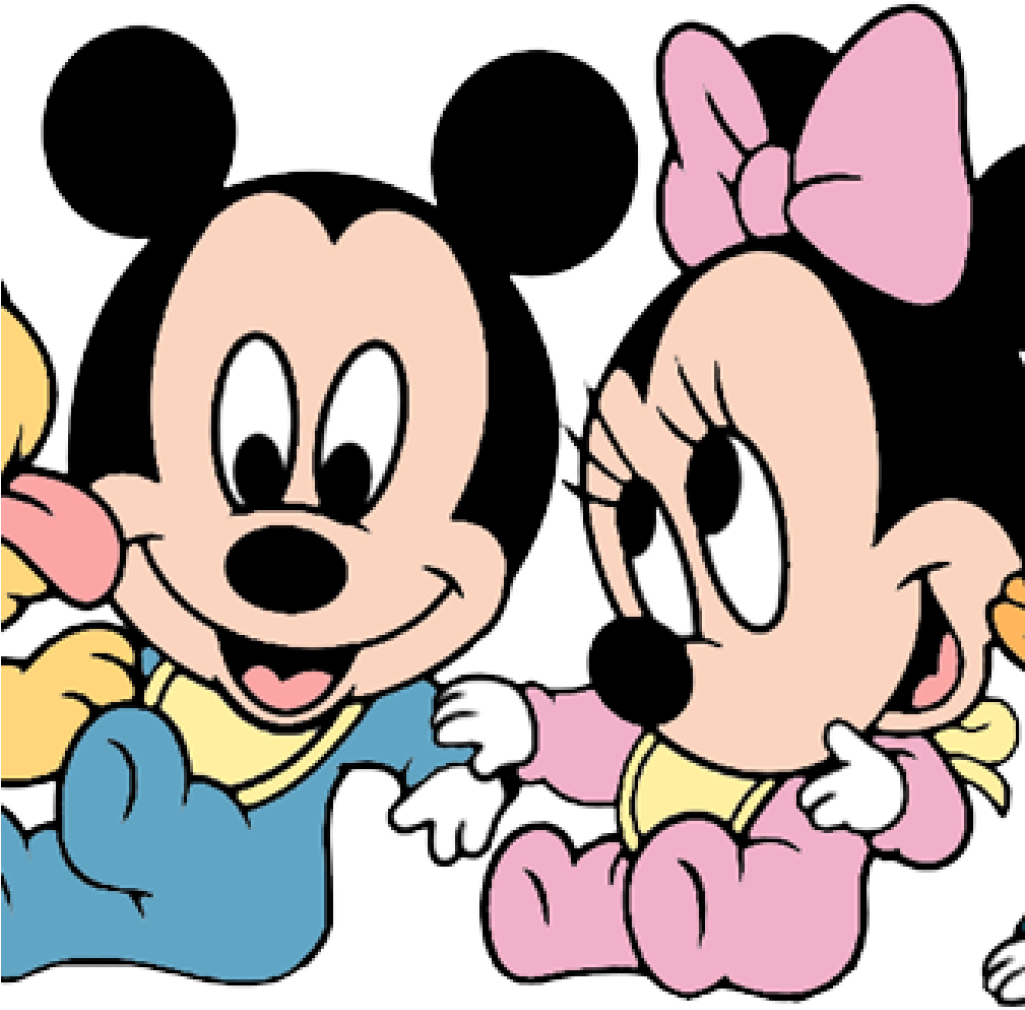 Baby Mickeyand Minnie Cartoon PNG