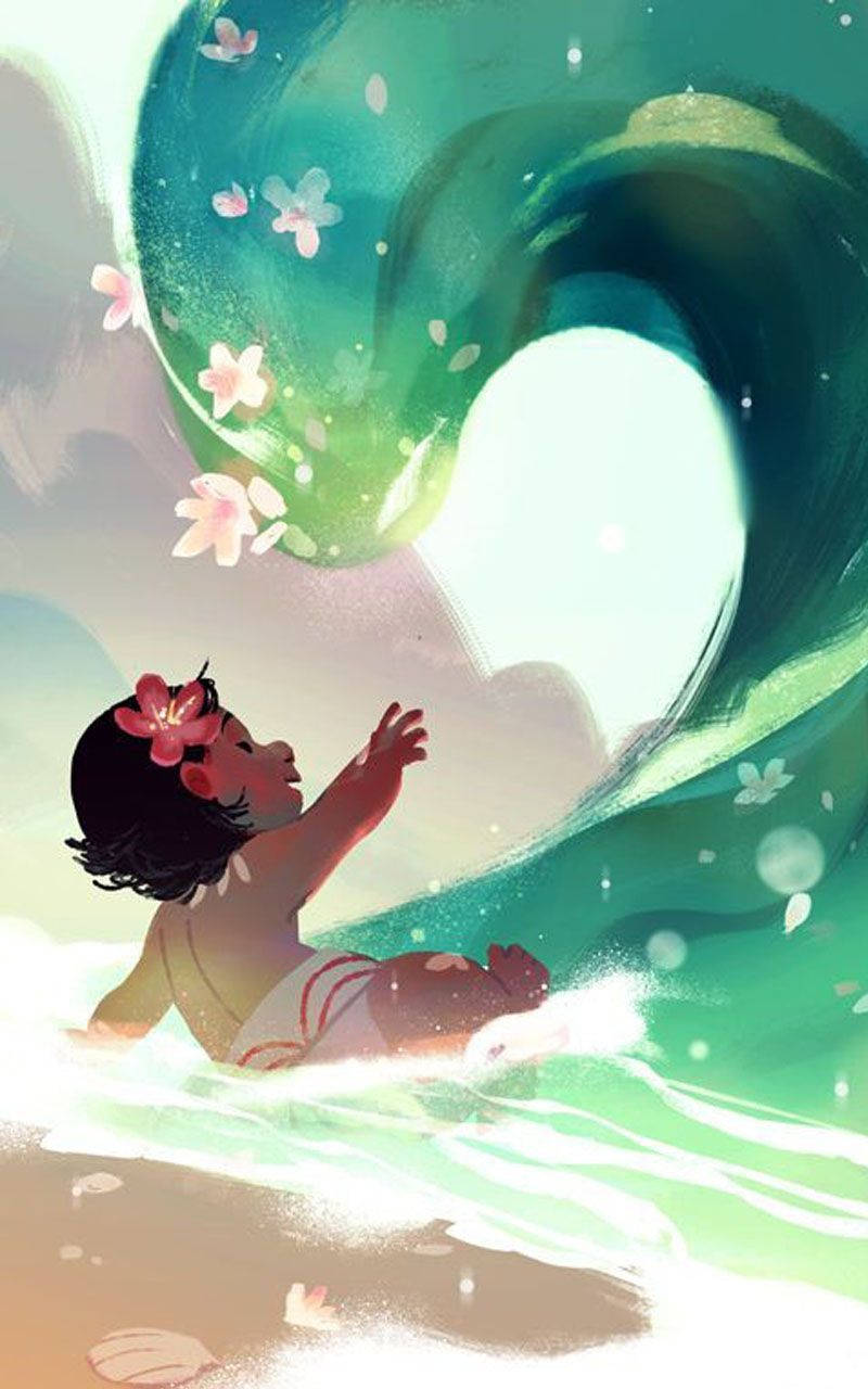 Baby Moana Concept Art Picture