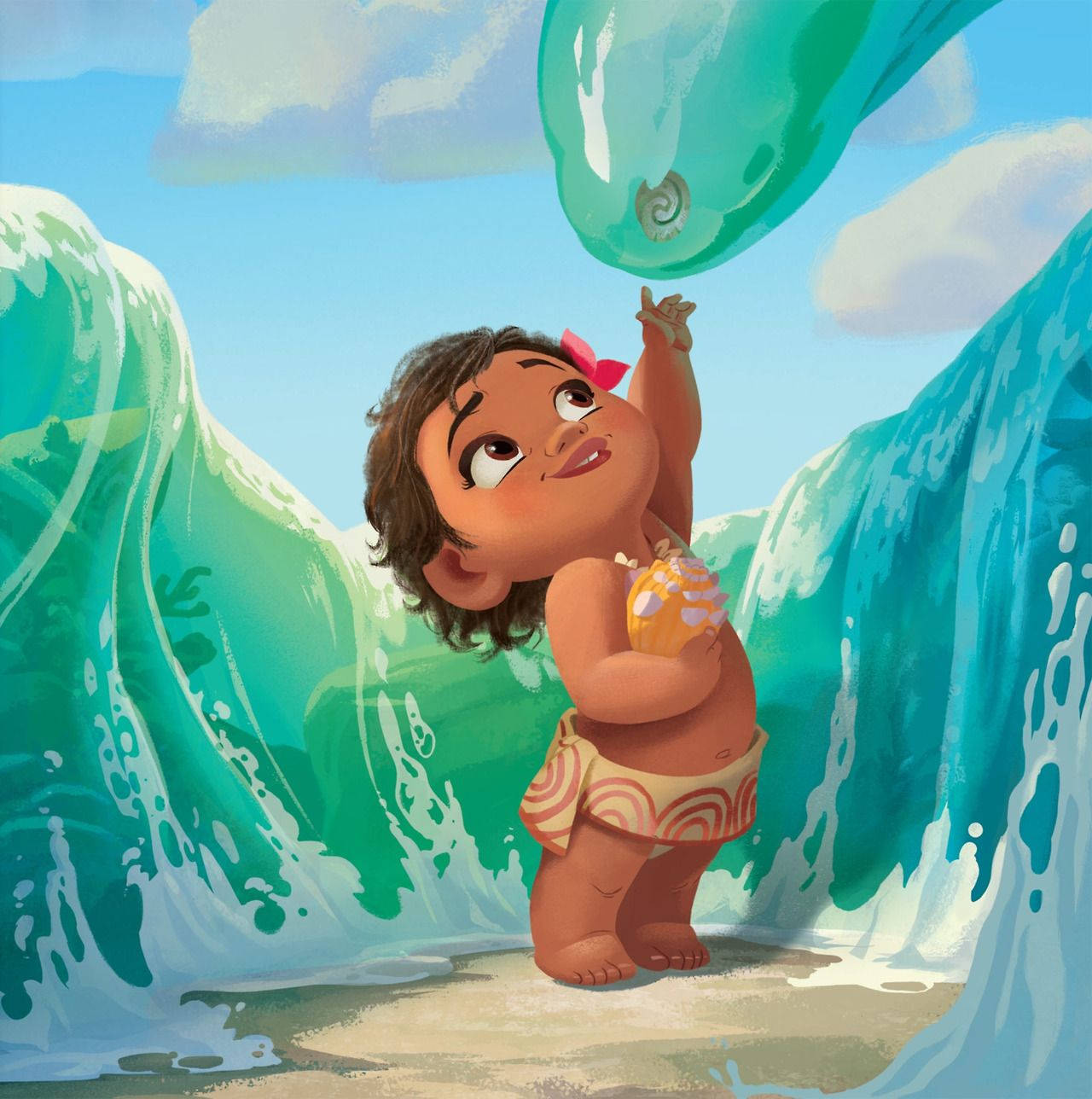 Baby Moana Heart Of Te Fiti Picture