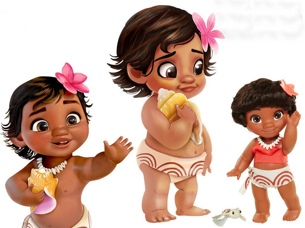 Baby Moana Photo Montage Picture