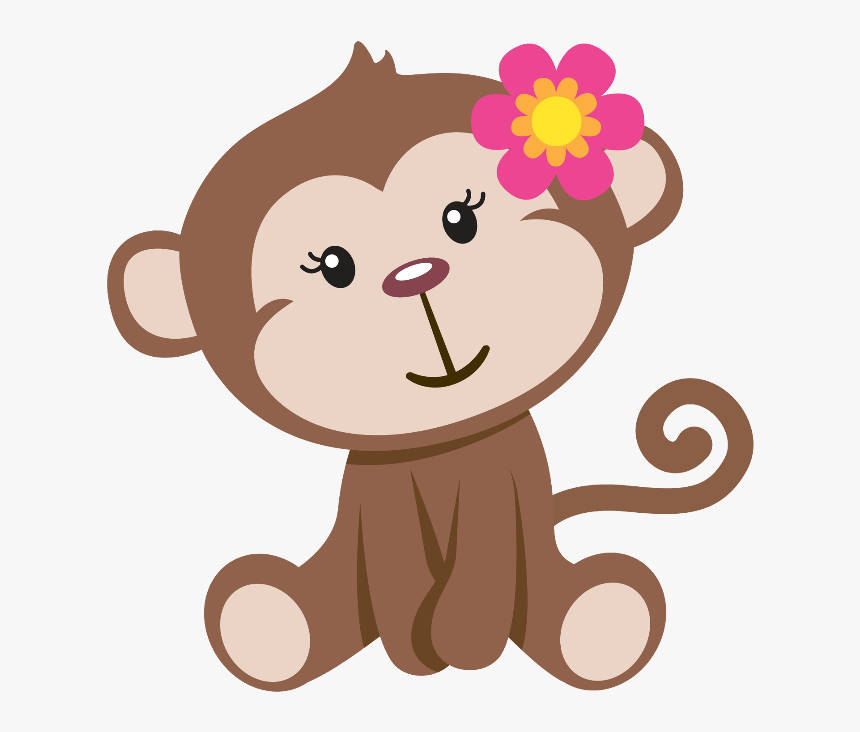 Baby Monkey Siddende Wallpaper
