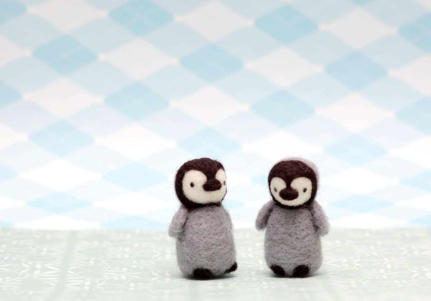 Niedlichesbaby-pinguin Genießt Einen Sonnigen Tag