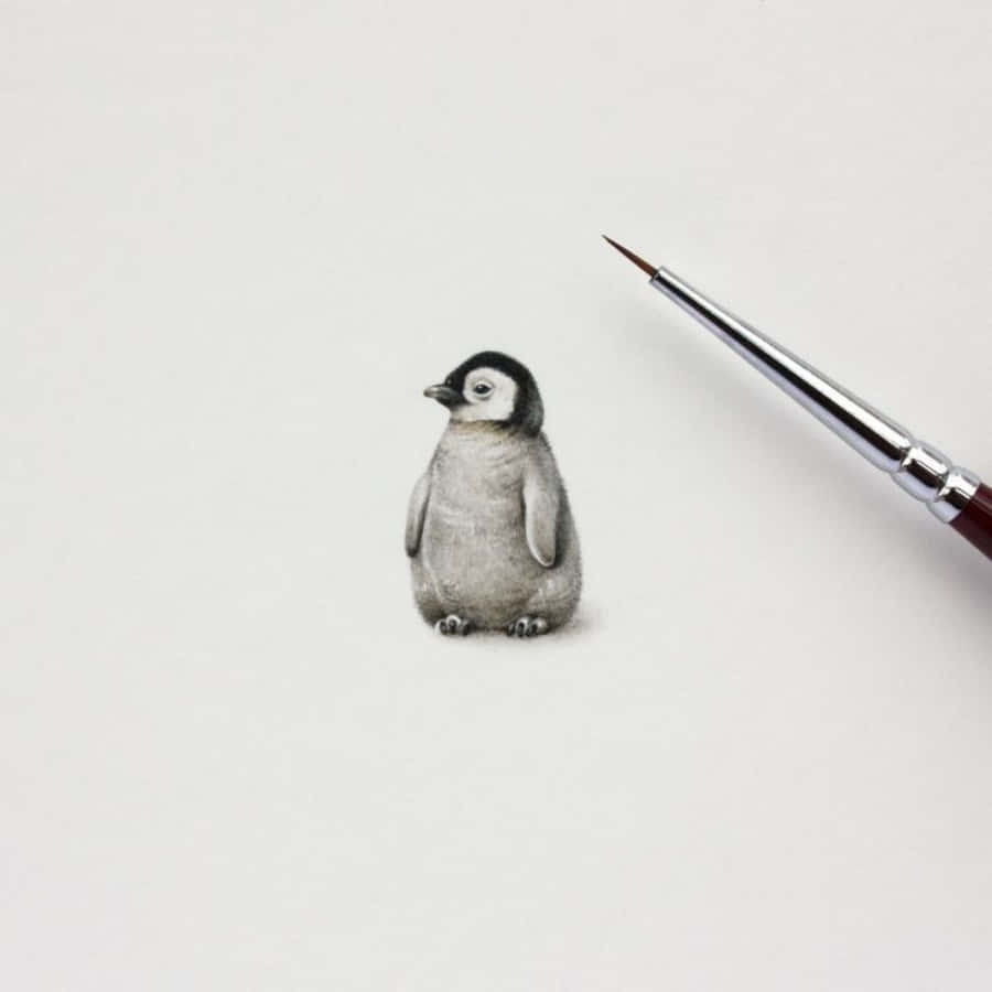 "Cuteness Alert! Adorable Baby Penguin at its Finest"