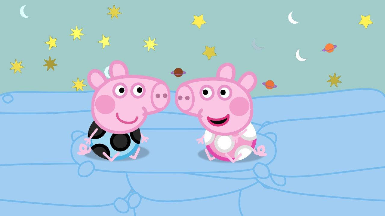 Baby Peppa Pig And George Wallpaper