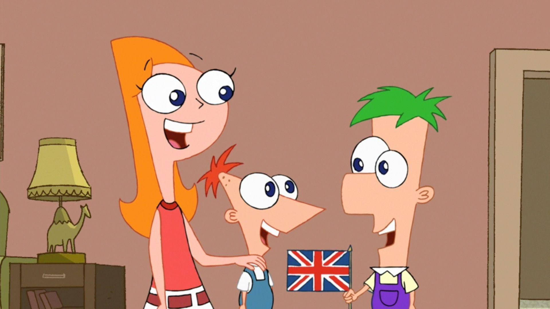 Baby Phineas And Ferb With Candace Wallpaper