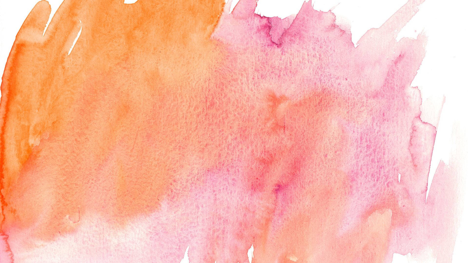 Baby Pink And Orange Random Painting Wallpaper
