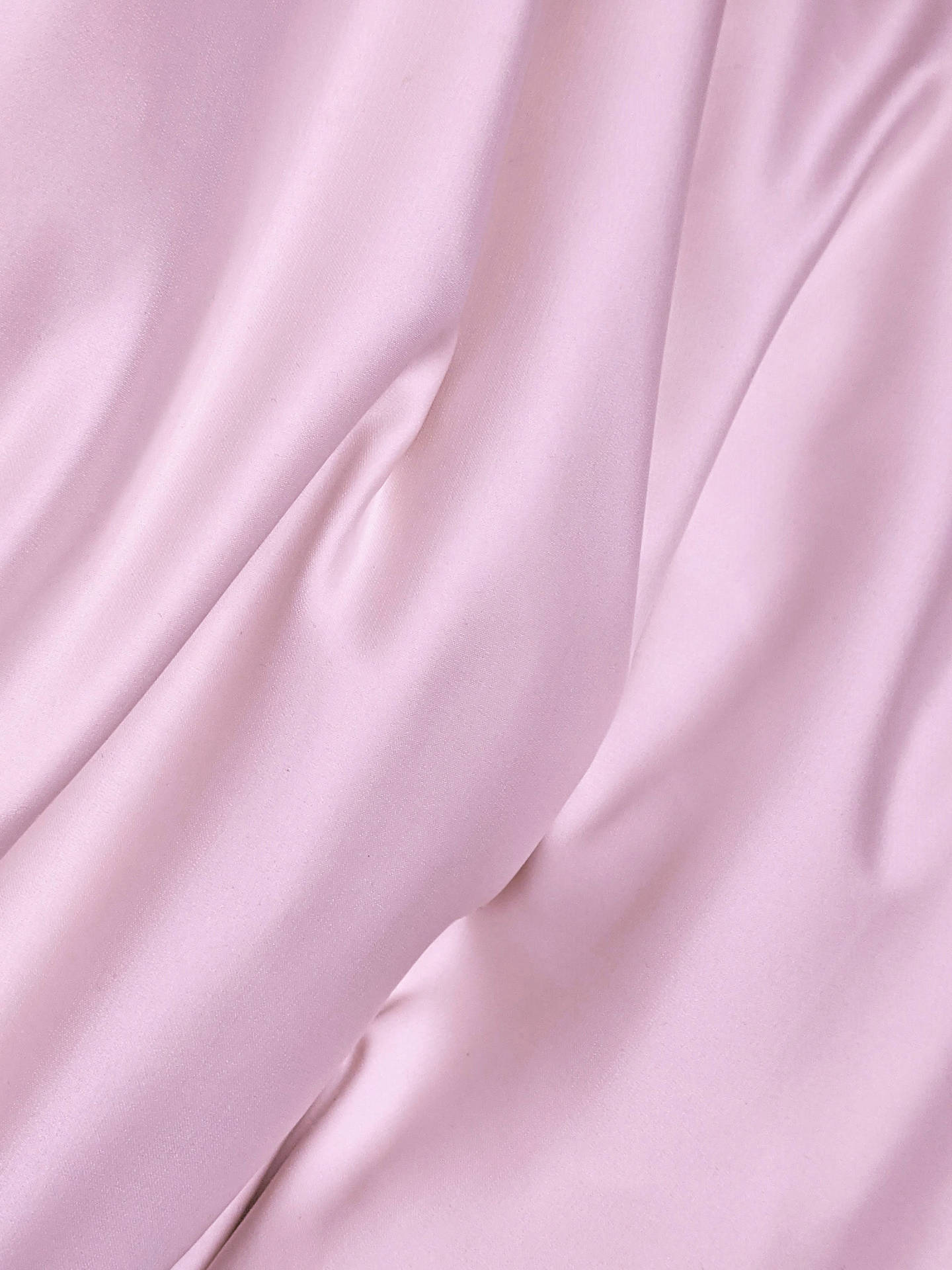 Baby Pink Silke Stof Wallpaper