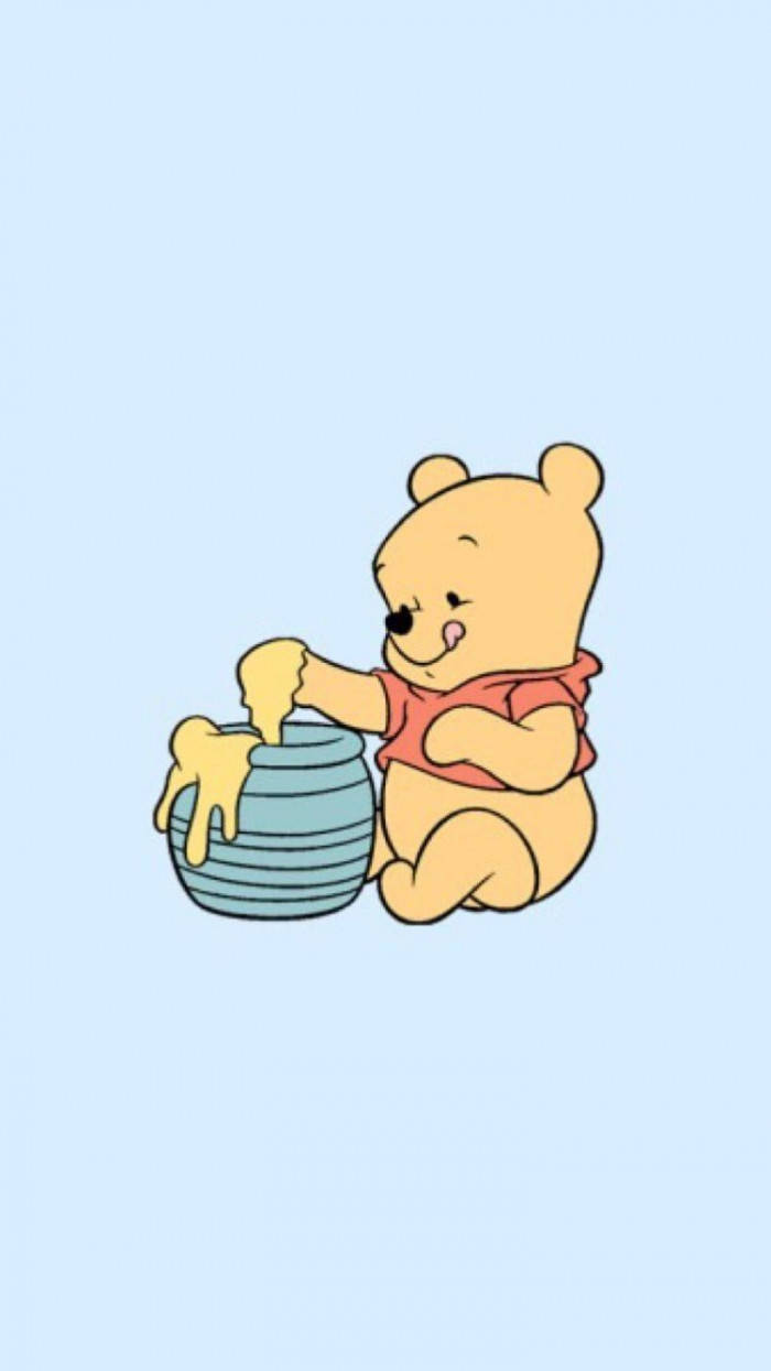 Baby Pooh Aesthetic Cartoon Disney