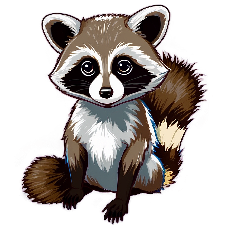 Download Baby Raccoon Clipart Png 83 | Wallpapers.com