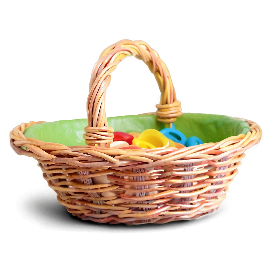 Baby Rattle In Basket Png 06202024 PNG