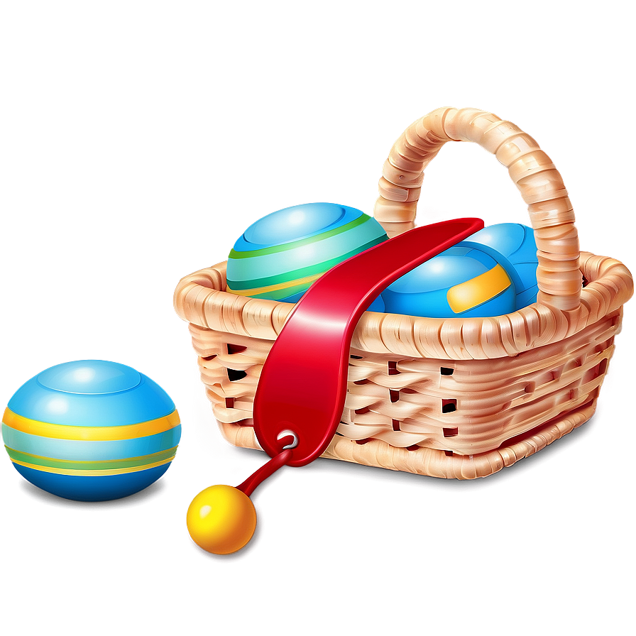 Baby Rattle In Basket Png Pvp97 PNG