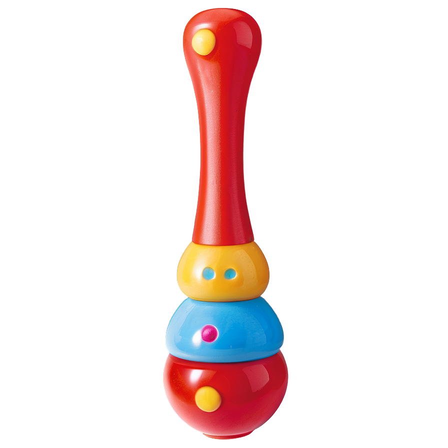 Baby Rattle With Handle Png 06202024 PNG