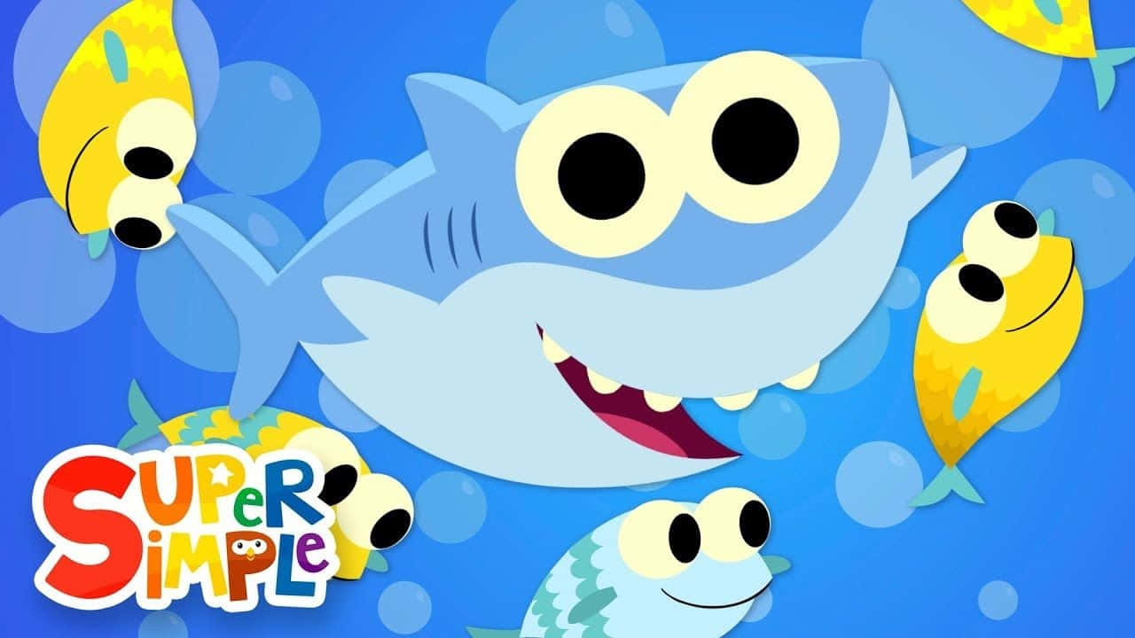 Let's sing and dance along to Baby Shark!" Wallpaper