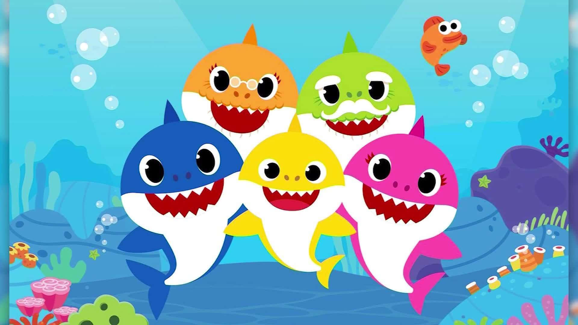 “Baby Shark: A Sunny summer day at the beach with the children” Wallpaper