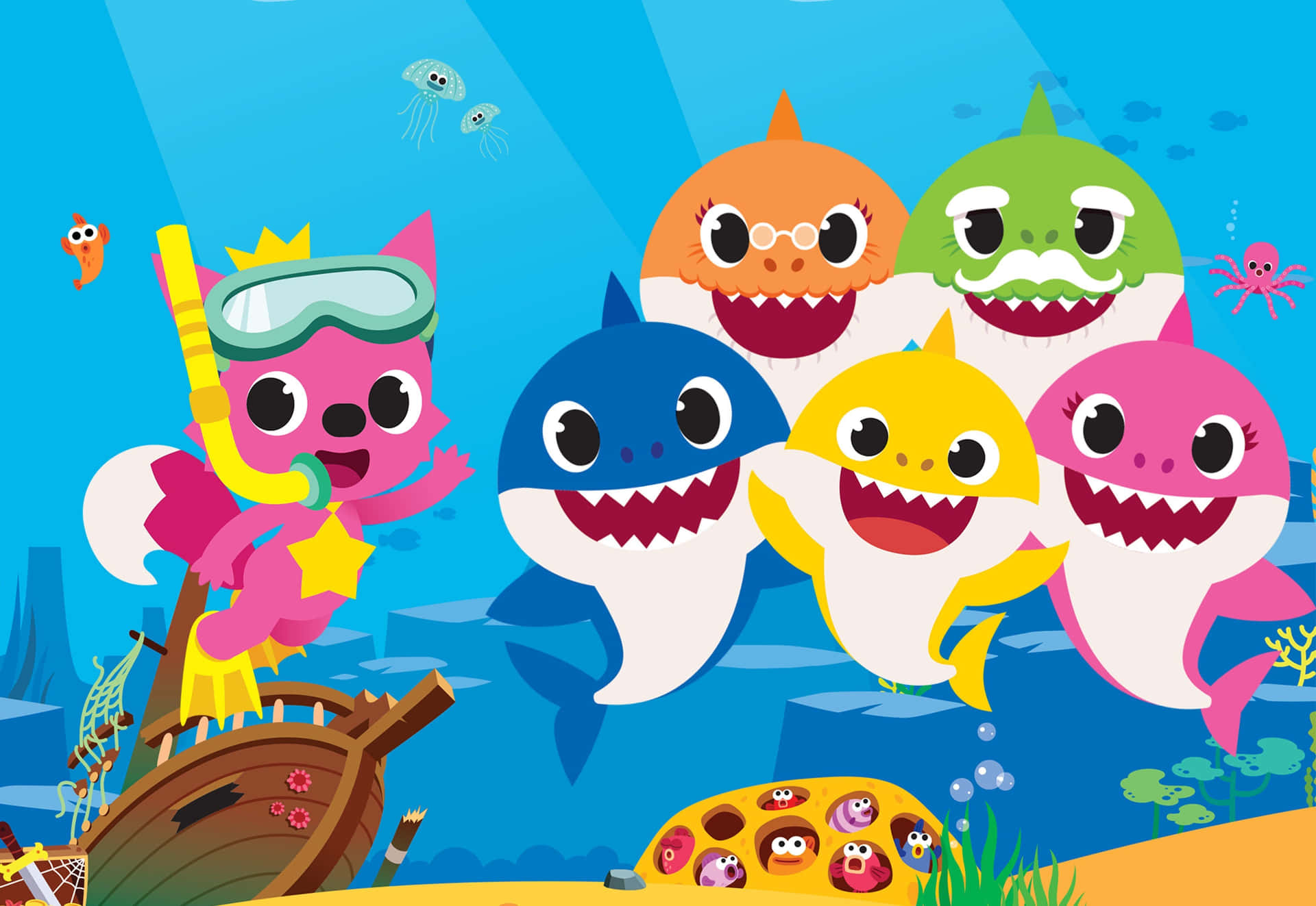 Let’s sing along with Baby Shark! Wallpaper