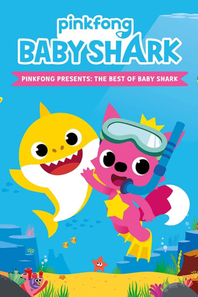Fondode Pantalla De Baby Shark: Lo Mejor De Baby Shark En Portada.
