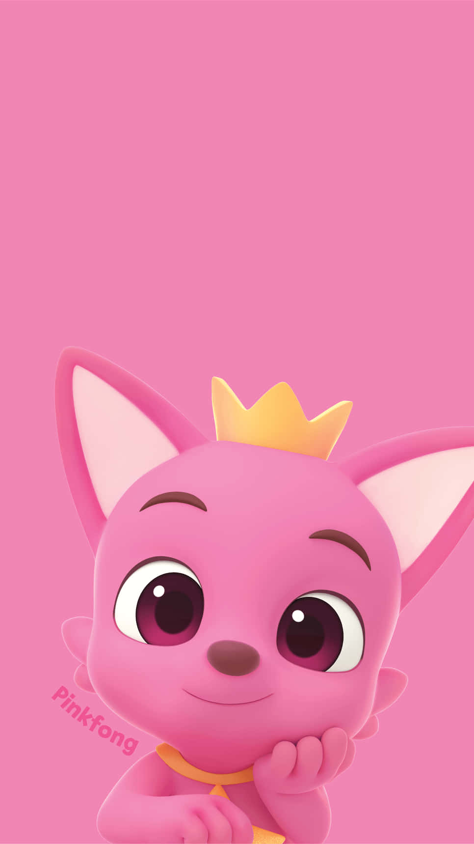 Baby Shark Background Pinkfong Arms On Face