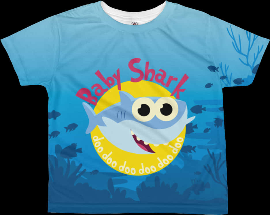 Baby Shark Blue Tshirt Design SVG