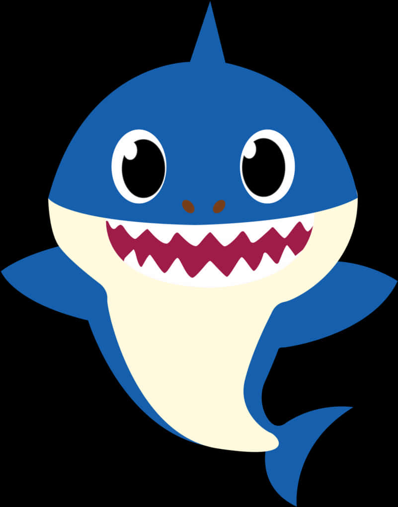 Baby Shark Cartoon Character SVG