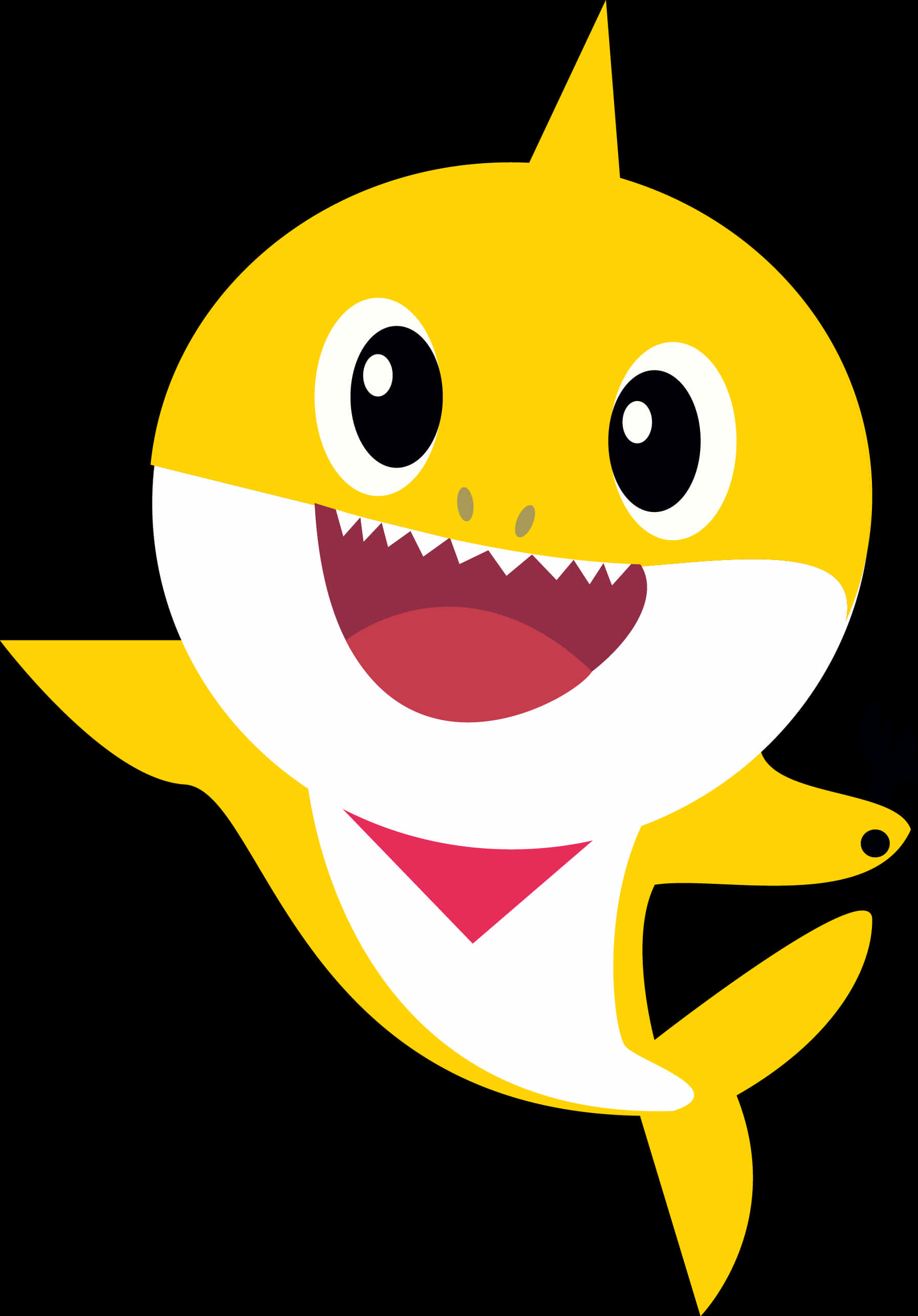 Baby Shark Cartoon Character SVG