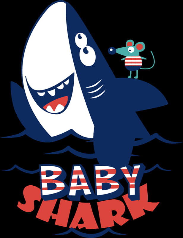 Baby Shark Cartoon Graphic SVG