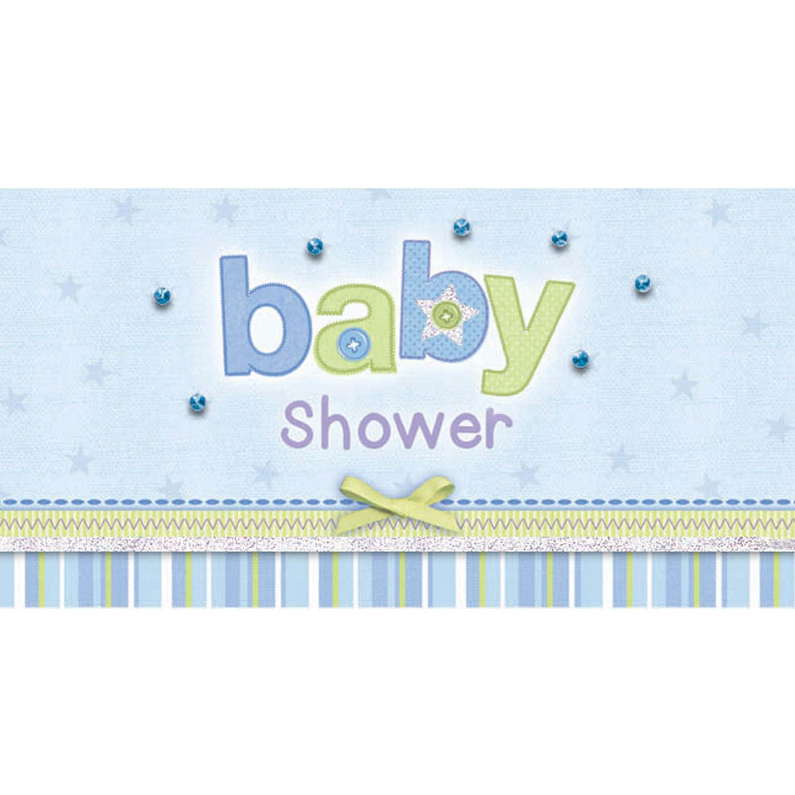 Light Blue Baby Shower Background Illustration Background