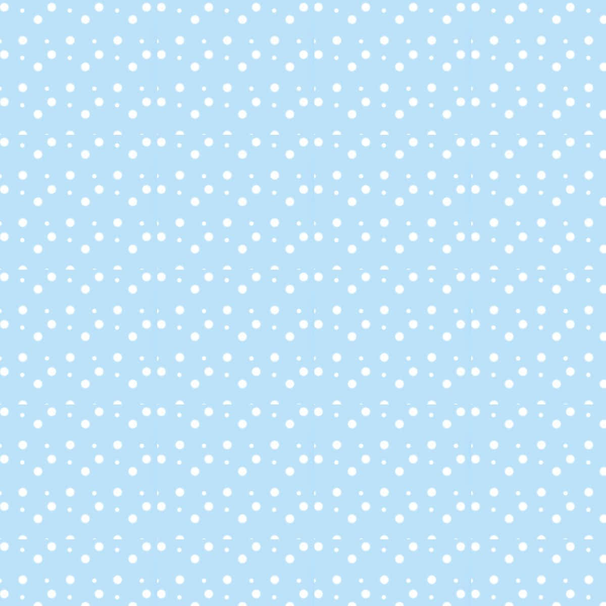Light Blue Polka Dot Baby Shower Background