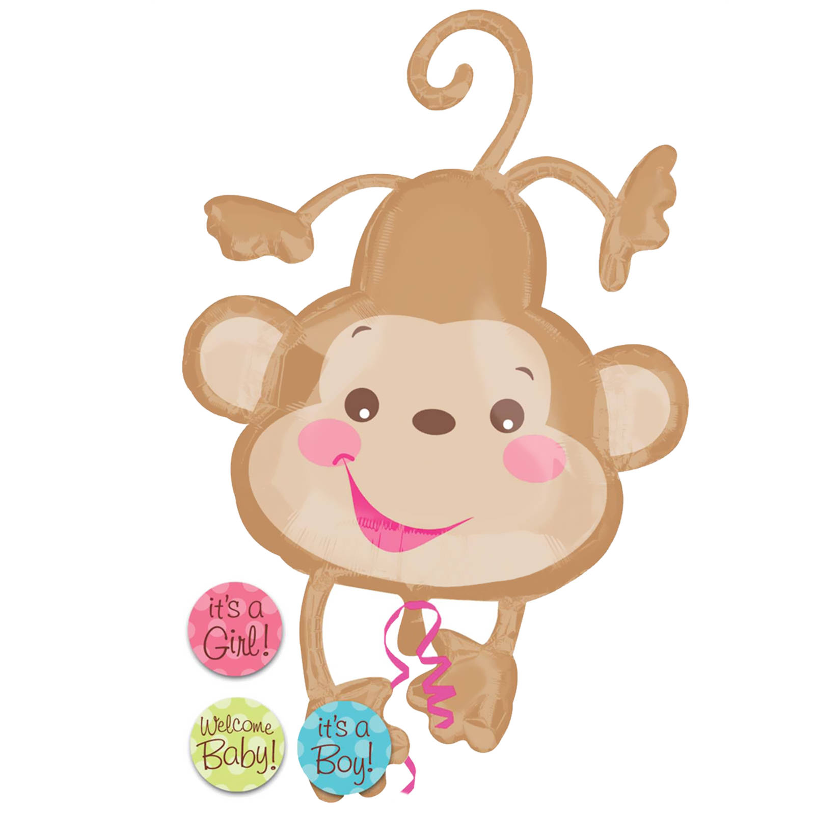 Baby Shower Monkey Wallpaper