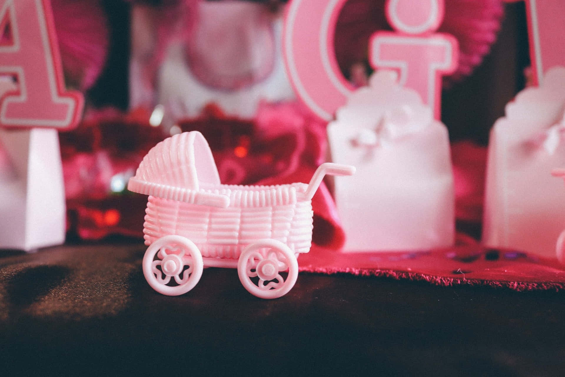 Carriage Toy Baby Shower Picture