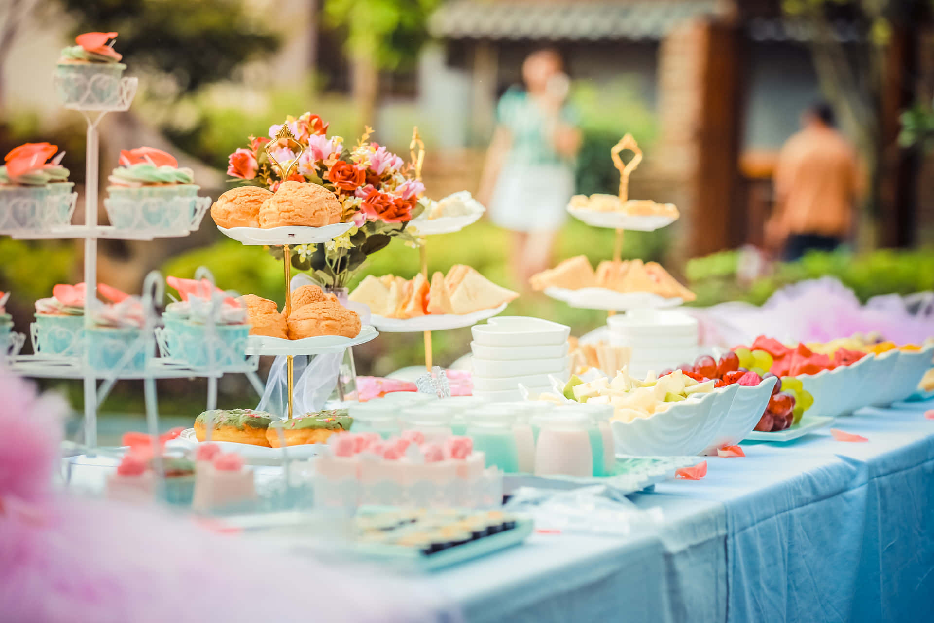 Outdoor Baby Shower Tea Party Picture