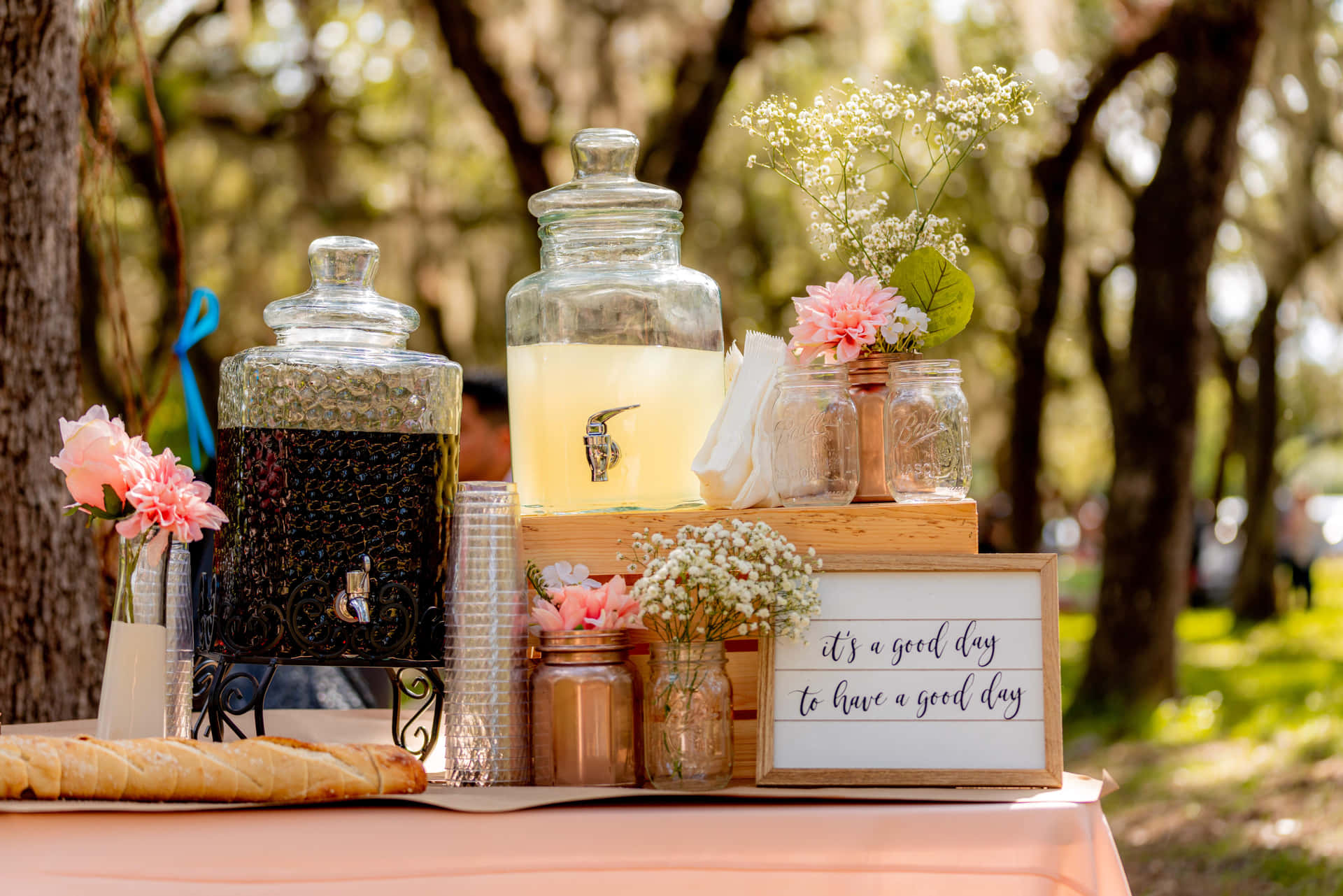 Baby Shower Drink Station Picture