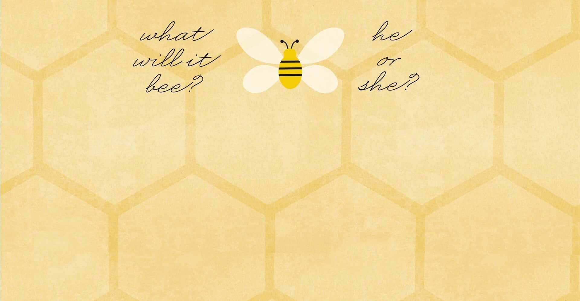 Baby Shower Zoom Background Beeswax