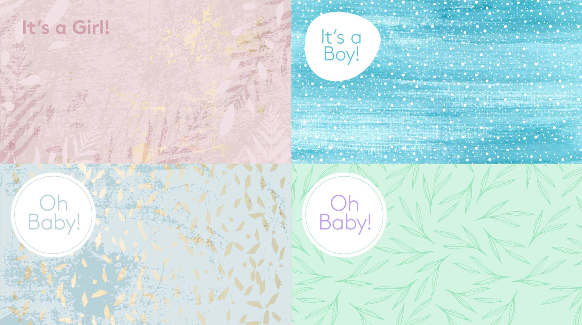 Download Baby Shower Zoom Background Four Rectangles 