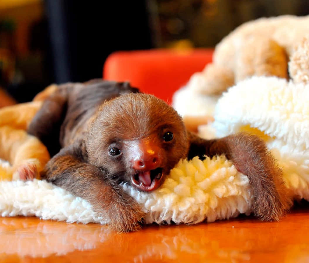 Look at this adorable baby sloth!