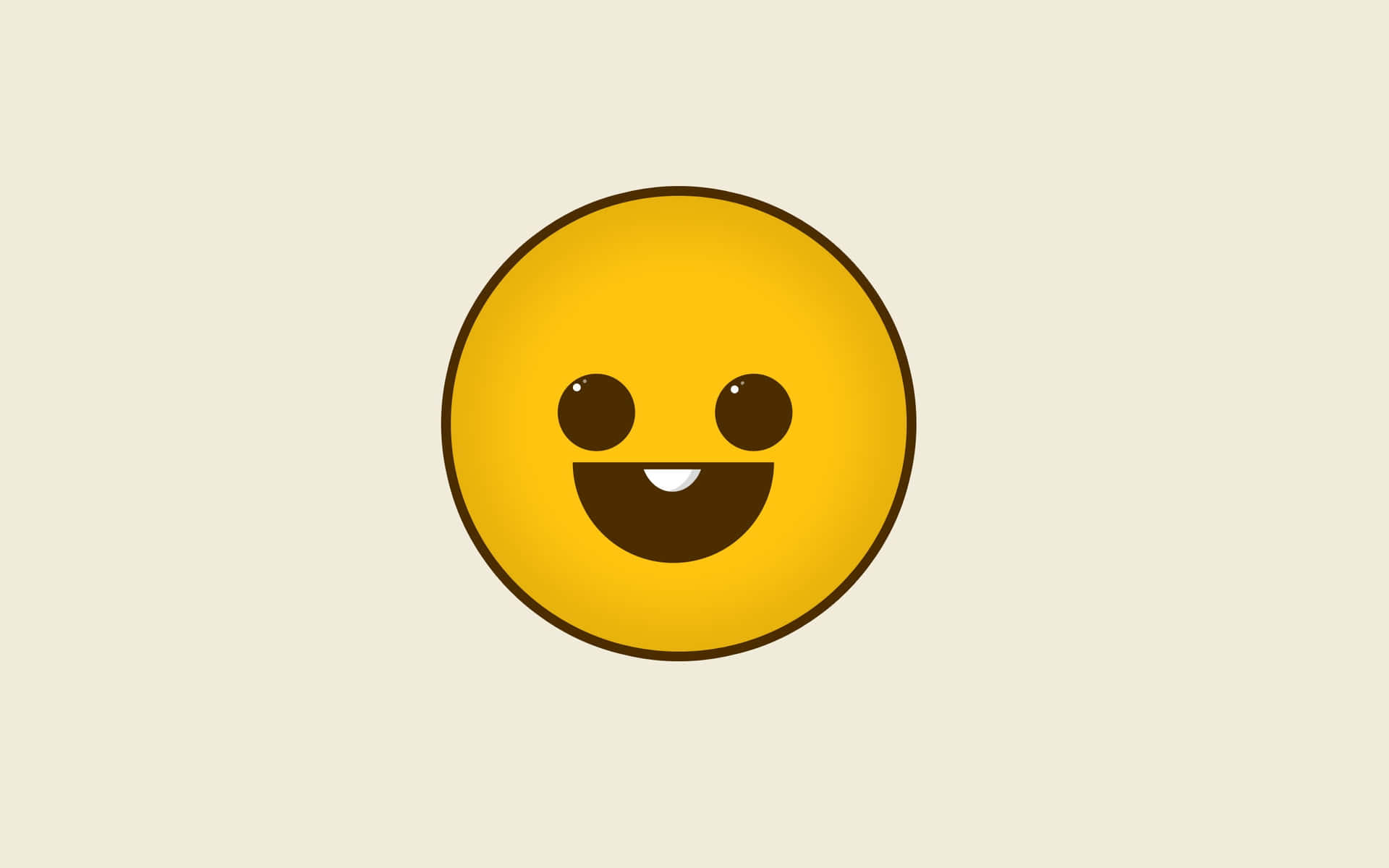 Baby Smile Emoji Light Wallpaper