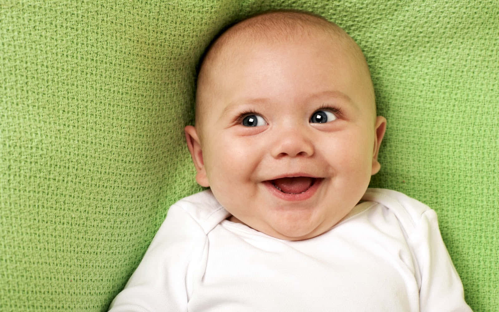 Green Baby Smile Picture