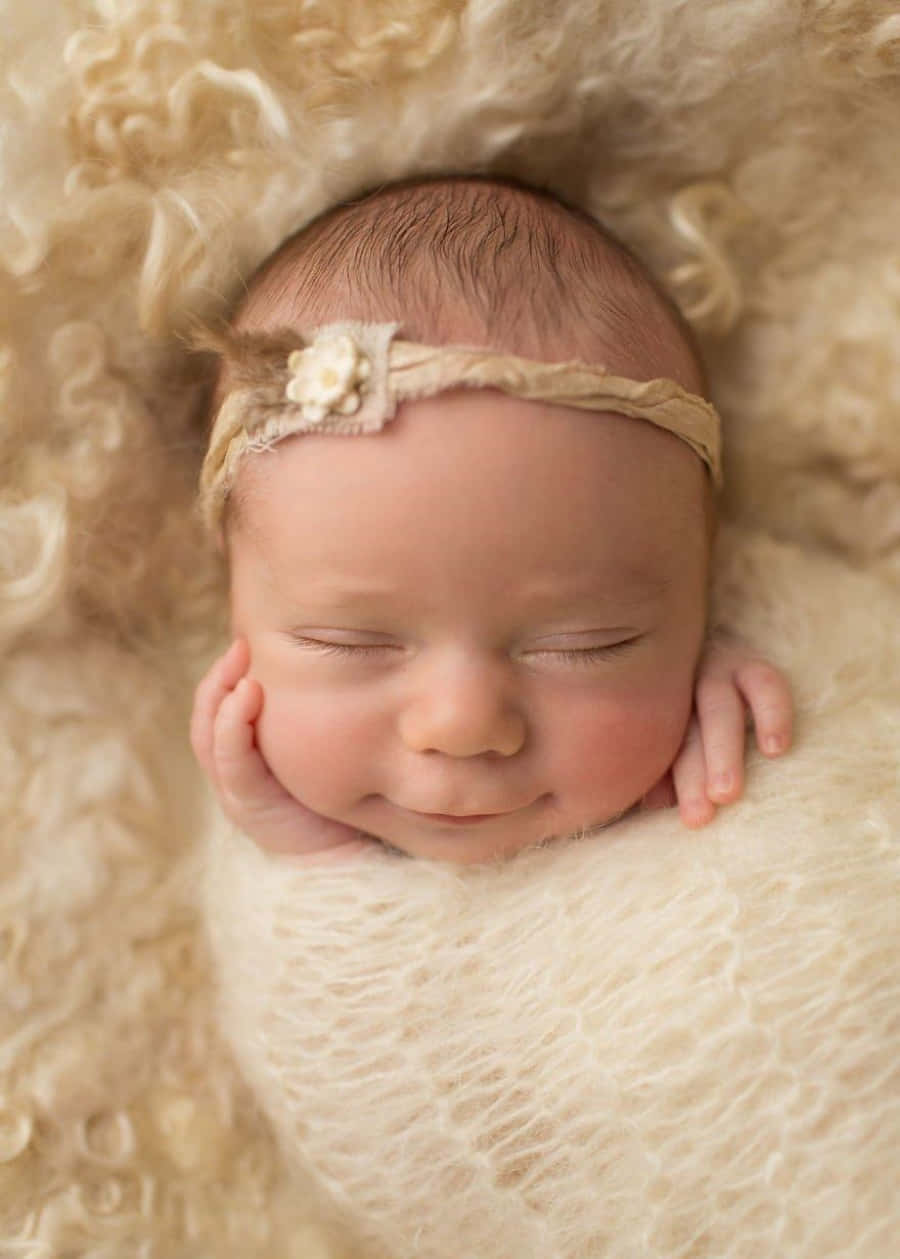 Newborn Baby Smile Picture