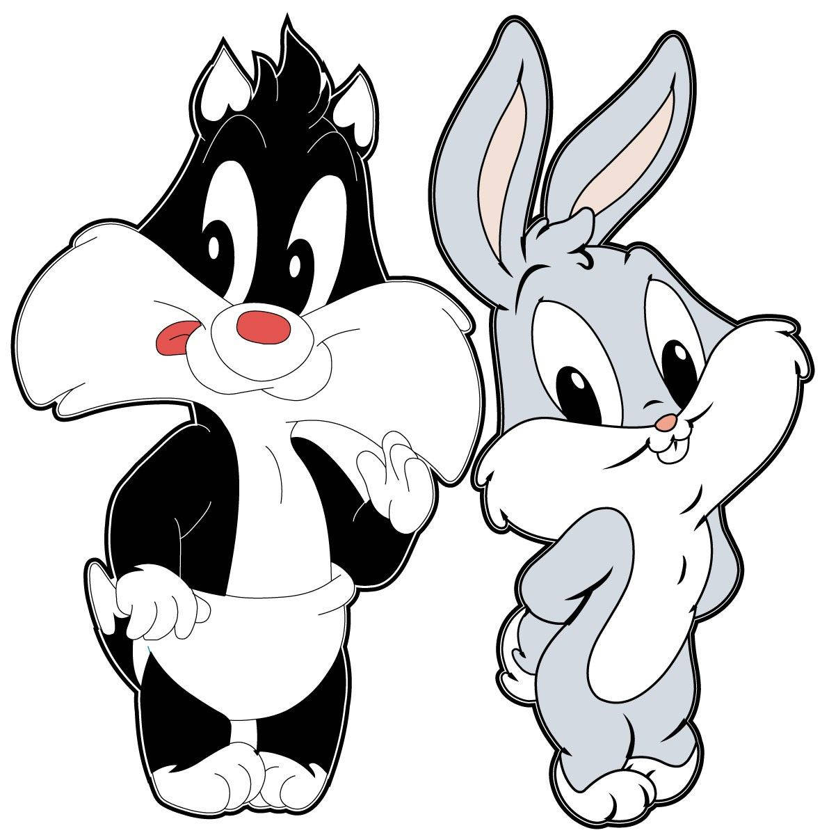 Baby Sylvester And Bugs Bunny Wallpaper