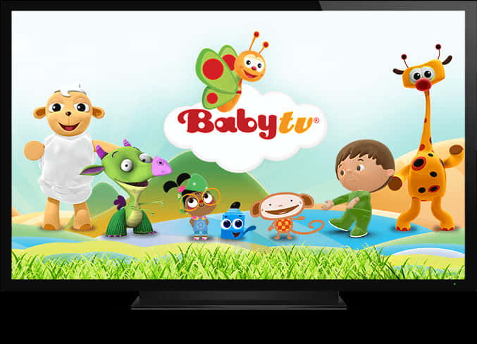 Baby T V Characters On Screen PNG