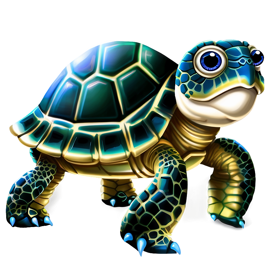 Baby Turtle Illustration Png Hri20 PNG