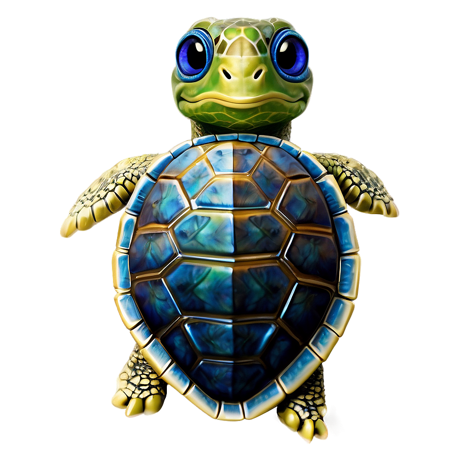 Baby Turtle With Shell Png 06252024 PNG