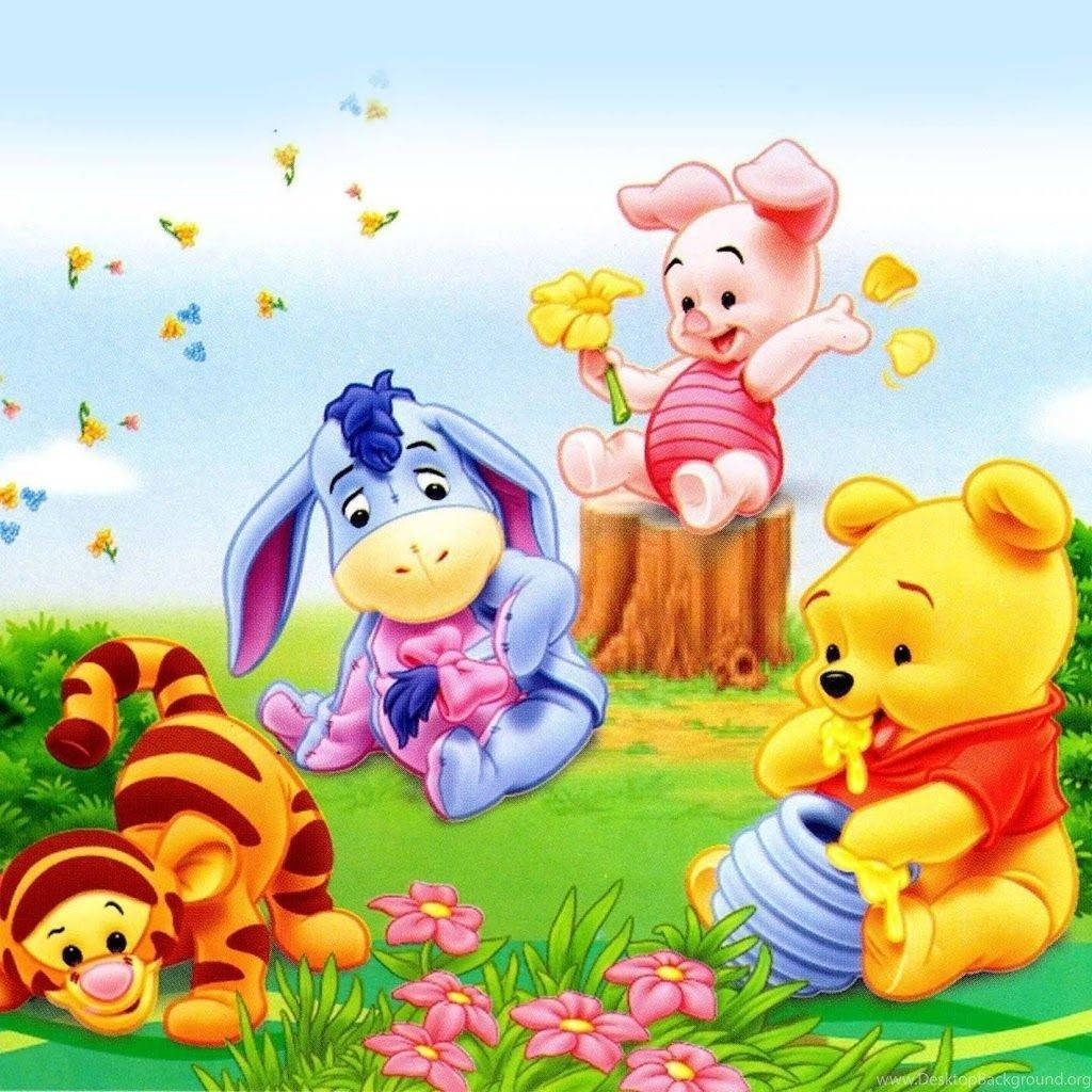 Baby Winnie The Pooh And Friends Background