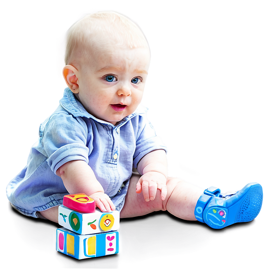 Baby With Blocks Png 15 PNG