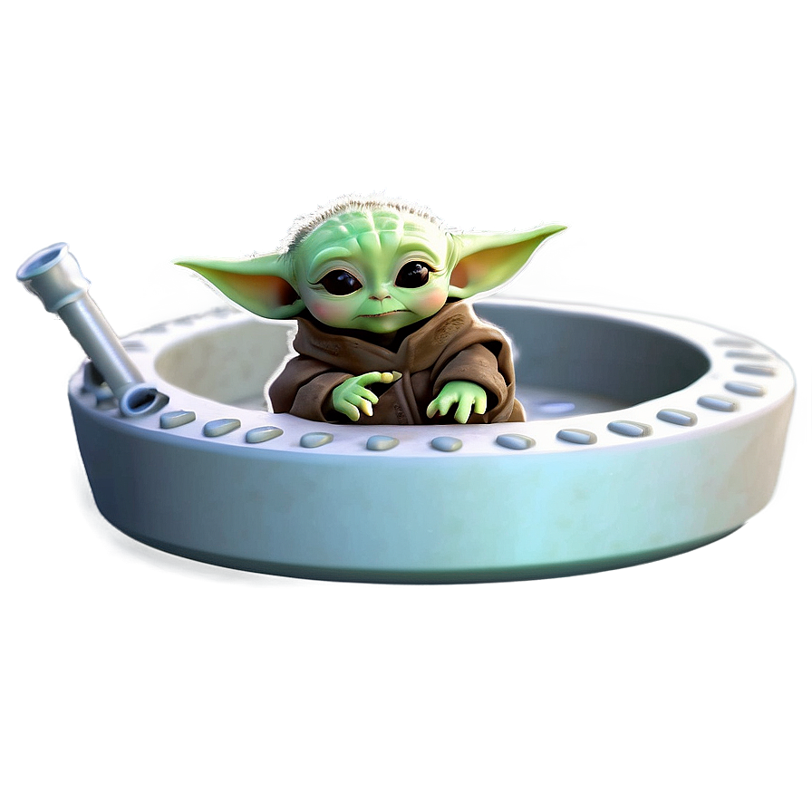 Baby Yoda And Mandalorian Png 59 PNG