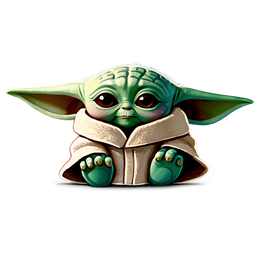 Download Baby Yoda Animated Png Mxa80 | Wallpapers.com